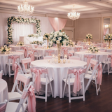 Round Folding Banquet Table (BTW-60) - Heavy Duty Russian Birchwood