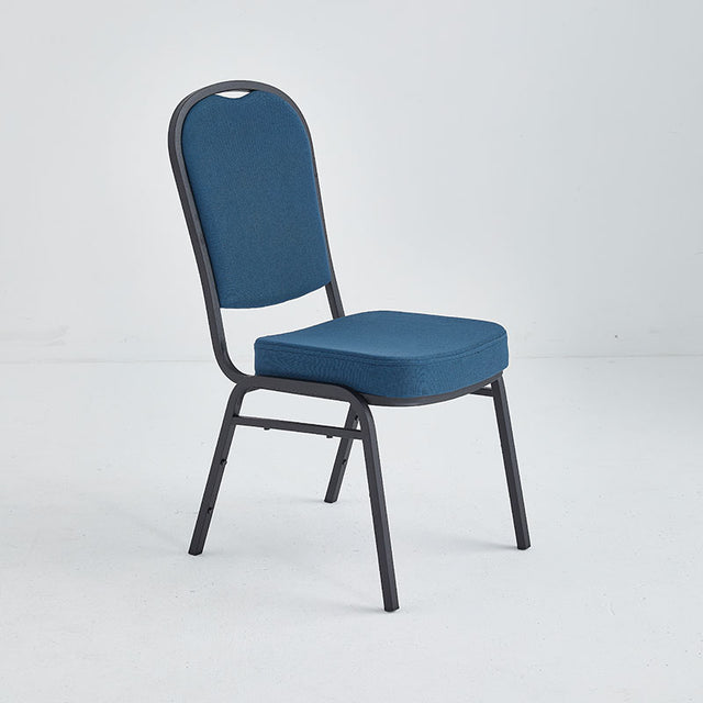 Stacking Chair (CS-30) - Blue Fabric