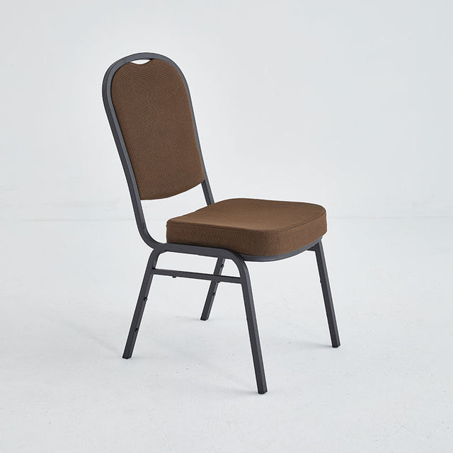 Stacking Chair (CS-30) - Brown Fabric