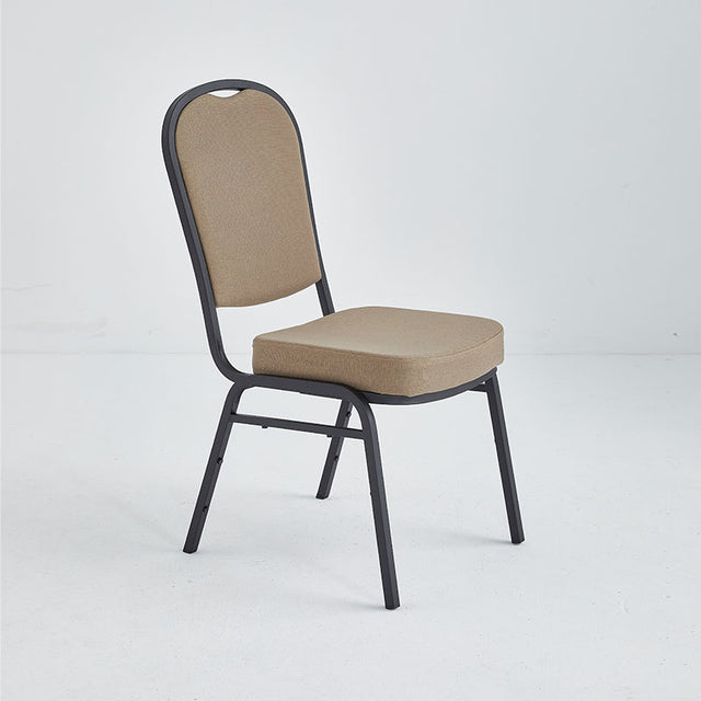 Stacking Chair (CS-30) - Khaki Fabric