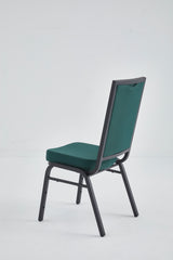 Banquet Stacking Chair (CS-35) - Green Fabric
