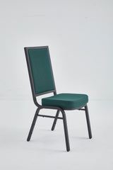 Banquet Stacking Chair (CS-35) - Green Fabric
