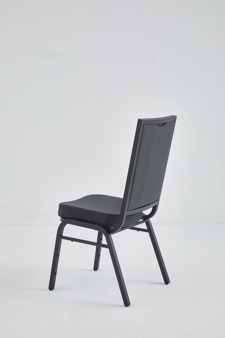 Banquet Stacking Chair (CS-35) - Gray Fabric