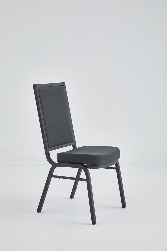 Banquet Stacking Chair (CS-35) - Gray Fabric