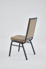 Banquet Stacking Chair (CS-35) - Khaki Fabric