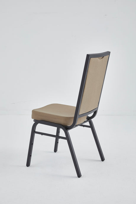 Banquet Stacking Chair (CS-35) - Khaki Fabric