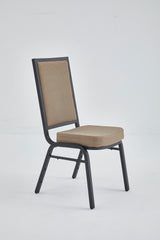 Banquet Stacking Chair (CS-35) - Khaki Fabric