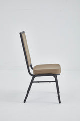 Banquet Stacking Chair (CS-35) - Khaki Fabric