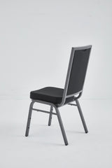 Banquet Stacking Chair (CS-35) - Black Fabric
