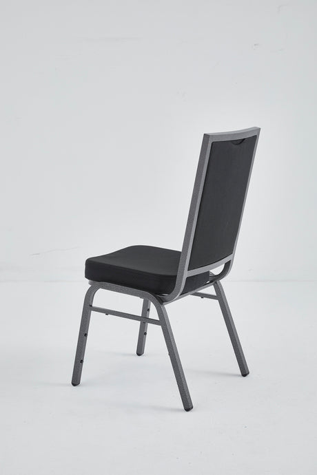 Banquet Stacking Chair (CS-35) - Black Fabric