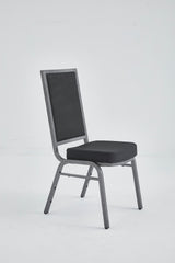 Banquet Stacking Chair (CS-35) - Black Fabric