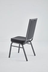 Banquet Stacking Chair (CS-35) - Black Vinyl