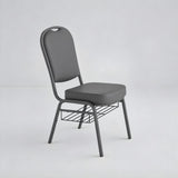 Stacking Church Chair (CSCC-30) - Gray Vinyl