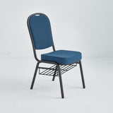 Stacking Church Chair (CSCC-30) - Blue Fabric