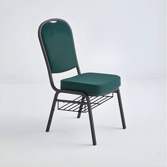 Stacking Church Chair (CSCC-30) - Green Fabric