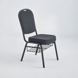 Stacking Church Chair (CSCC-30) - Gray Fabric