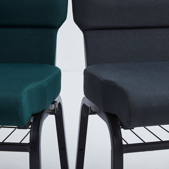 Church Chair (CC-53) - Black Fabric