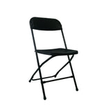 Black Folding chair - Direct Chairs - folded