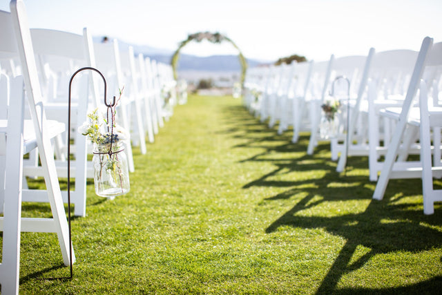 Folding chair - white  - direct chairs - wedding
