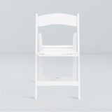 Folding chair - white  - direct chairs front