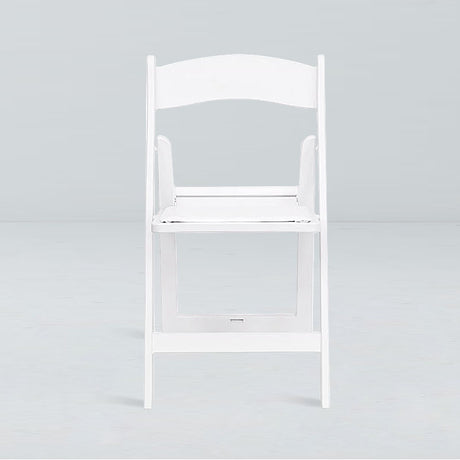 Folding chair - white  - direct chairs front