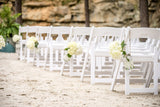 Folding chair - white  - direct chairs out door
