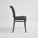 Stacking Restaurant Patio Chair (PC-130) - Black