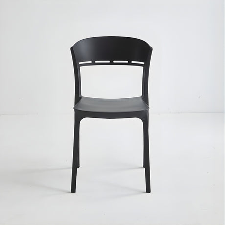 Stacking Restaurant Patio Chair (PC-133) - Black
