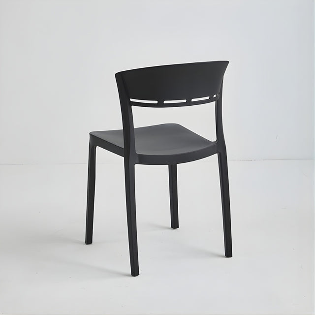 Stacking Restaurant Patio Chair (PC-133) - Black