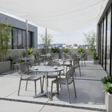 Restaurant Patio Chairs (PC-132) - Gray