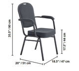 Stacking Chair - direct Stacking Chair - direct chairs - stackable chair with arms - dimension